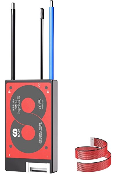 Daly لوحة حماية BMS 7S 24V 15A مع مستشعر درجة الحرارة لحزمة بطارية ليثيوم أيون