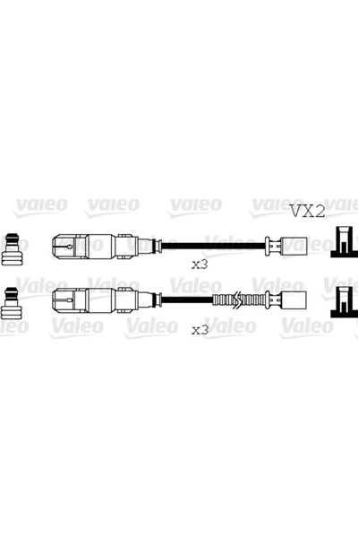 VALEO Set Cablaj Aprinder Smart Cabrio/City-Coupe/Crossblade