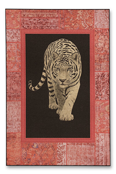 Rugs Modern Halı MOSSO Διακοσμητικό χαλί vintage με υφαντό σχέδιο με θέμα τον...