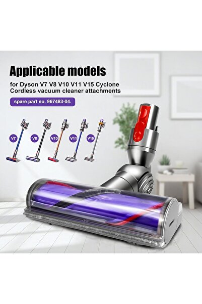 Other Odasin Direct Drive Motorized Floor Tool for Dyson V7 V8 V10 V11 V15 - Spare 967483-04 (Ceramic)