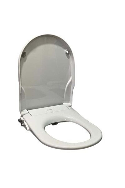Acacia White Toilet Seat Cover with Bidet