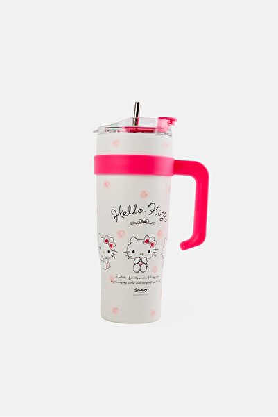 SANRIO Stainless Steel Hello Kitty Flask, Multicolor