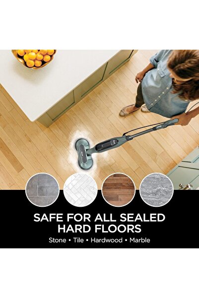 Shark Soft Cleaning Pads XKITP7000D, Gray, 2-Pack (Steam & Scrub Dirt Grip)