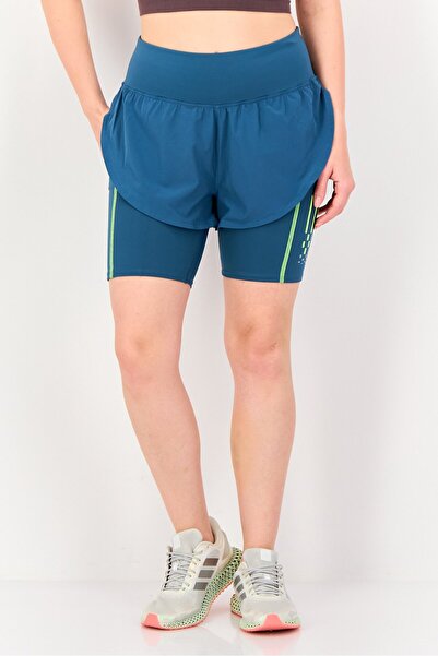 Under Armour Women Sportswear Fit Training Shorts, Teal Blue