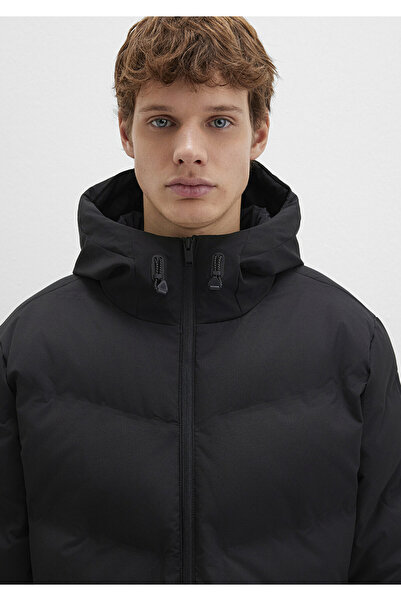 Mavi Hooded Gray Inflatable Jacket 0110651