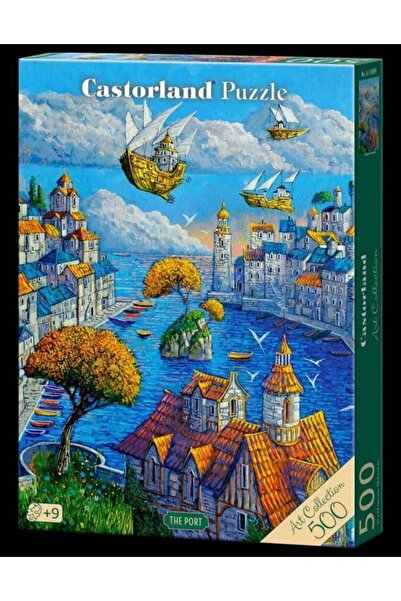 Castorland 500 piece puzzle The Port Art Collection 53889