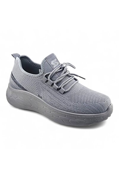 Stone Lightweight Knitted Sneakers