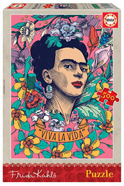 EDUCA Puzzle Frida Kahlo Viva la Vida 500 pieces