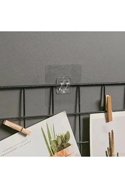 tafce 1 Adet Güçlü Yapışkanlı Banyo Askısı Yedek Sticker Raf Tutucu Askı