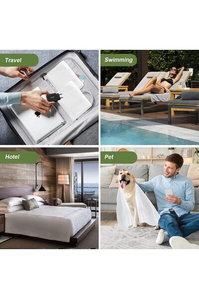 Generic Soft Disposable Bath Towels Suitable for Travel, Spas, Gyms and Salons, 2 Pack