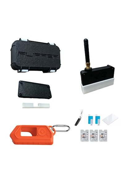 UnderShop Flipper Zero Accessories Set — Silicone Case, Transport Box V12, Wi‑Fi Case, 433MHz Remote