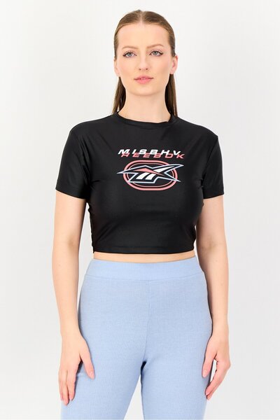 Reebok x Misbhv Women Sportswear Fit Short Sleeve Training Top, Black