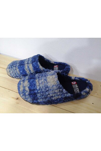 GEZER YENİ SEZON PELUŞLU PAMUKLU KIŞLIK RAHAT TABAN ERKEK EV TERLİĞİ