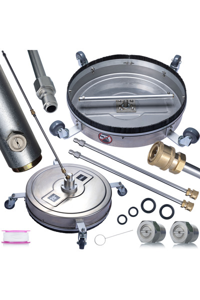 Other 20" Stainless Steel Professional T-Racer Brush Kit