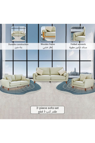 micasa 6-Seater High-Quality and Durable Sofa Set
