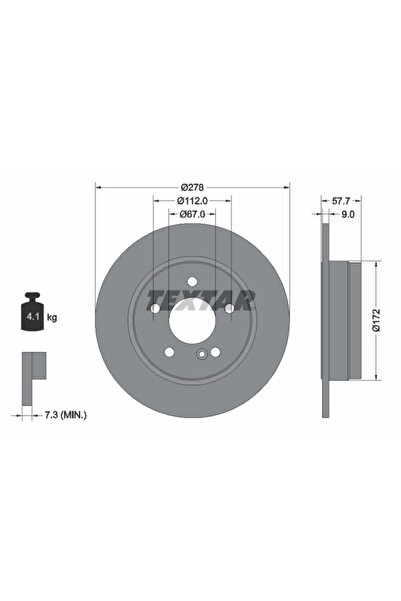 Krieger Disc Frana Mercedes-Benz C-Class