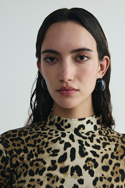 Suud Collection Brown Leopard Bodysuit