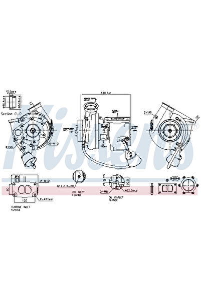 Nissens Compresor Sistem De Supraalimentare Mercedes-Benz Axor