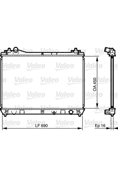 VALEO Radiator Racire Motor Suzuki Grand Vitara 2