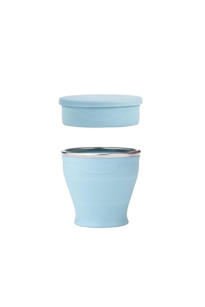 Generic 5.07 Oz Blue Collapsible Travel Cup, BPA-Free Silicone Foldable Water...