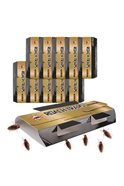 Generic HASTHIP® 10pcs Cockroach Traps for Kitchen, Room, Office, Strong Adhe...