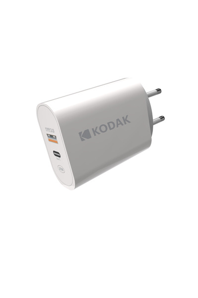Kodak EU Plug Şarj Adaptörü – USB-A & USB-C ⚡🔌