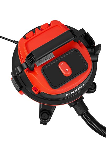 Koolen Wet and Dry Drum Vacuum Cleaner 20L 1600W - Red