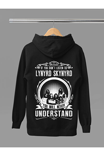 MAGORS سترة روك من القطن المطبوع بأكمام طويلة من LYNRD SKYNYRD مكونة من 3 خيوط