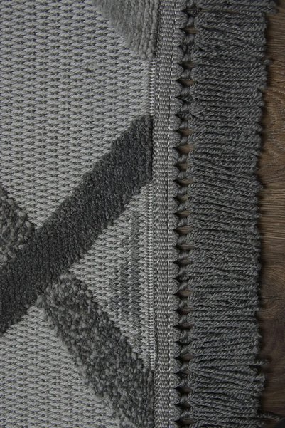 aren.HALI Airan Modern Antrasit Polyester Makine Halısı