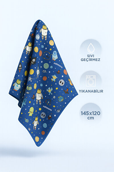 Minimono Mama Sandalyesi Ve Aktivite Örtüsü - Kaydırmaz Taban - Su Itici Yüzey - Yıkanabilir - 145x120cm