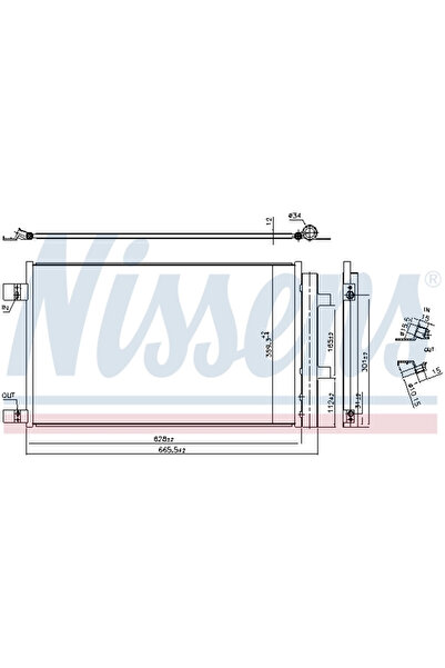 E-KRAFT Condensator Climatizare Mercedes-Benz Citan Autoutilitara/Limuzina Sp...