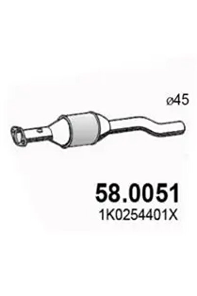 ASSO Catalizator Fata Seat Altea/Leon/Toledo 3 Skoda Octavia 1/Octavia 2