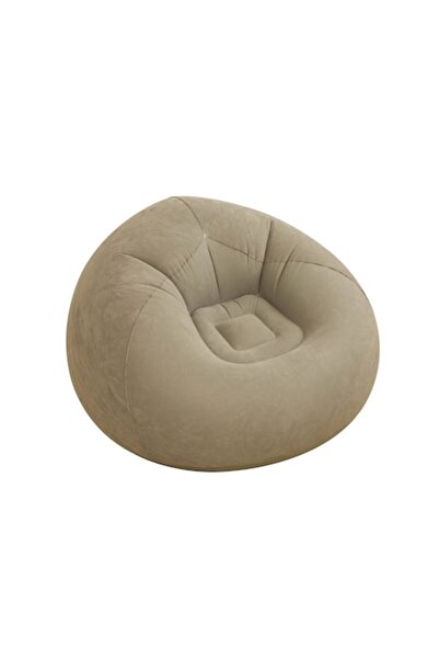 OEM Fotoliu gonflabil din pluș, suprafață moale și confortabilă, 110x110x85 c...