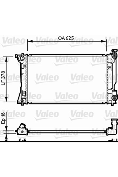 VALEO Radiator Racire Motor Toyota Avensis