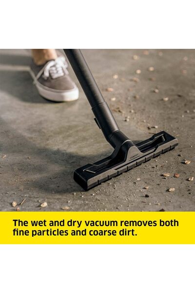 Generic Kärcher WD2 Plus Home & Garden Wet and Dry Vacuum Cleaner - 1.628-002, Yellow