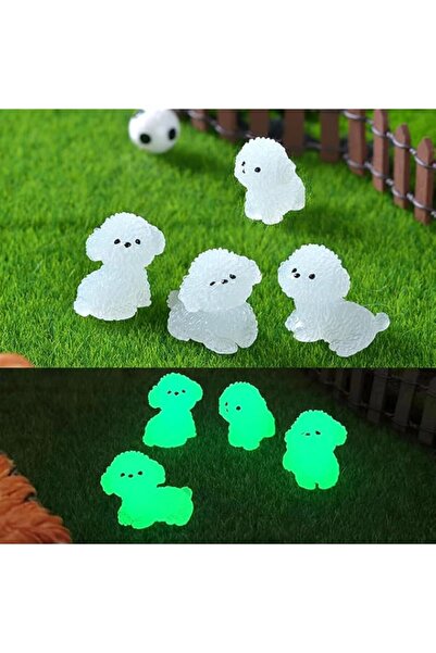 Generic Tazweeq 12 Pcs Mini Resin Dog Figurines, Animals Model Craft Accessor...