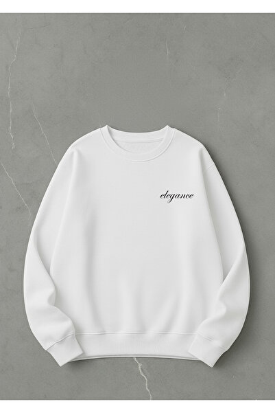 LORVEX Унісекс Oversize Біла кофта з велосипедним коміром ELEGANCE Minimalist...