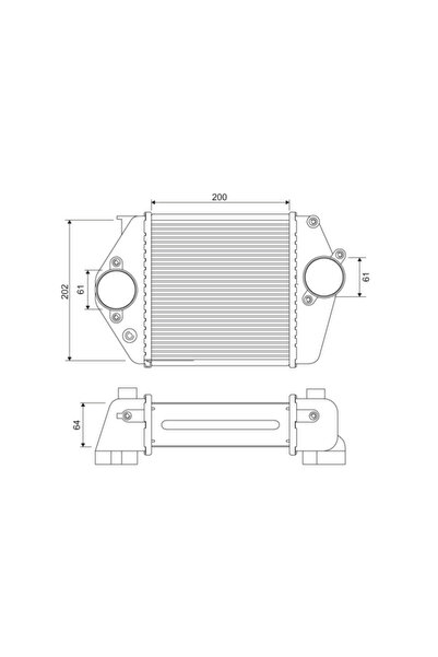 VALEO Intercooler Compresor Mazda 6/Mpv 2