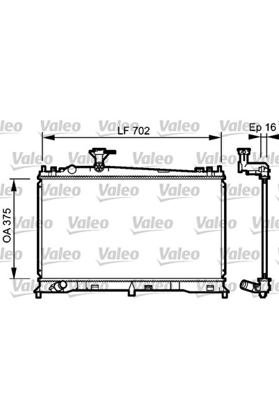 VALEO Radiator Racire Motor Mazda 6