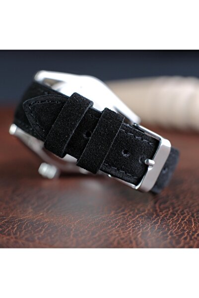 Yaydan Deri Aksesuar 20mm Siyah Süet Deri Kordon