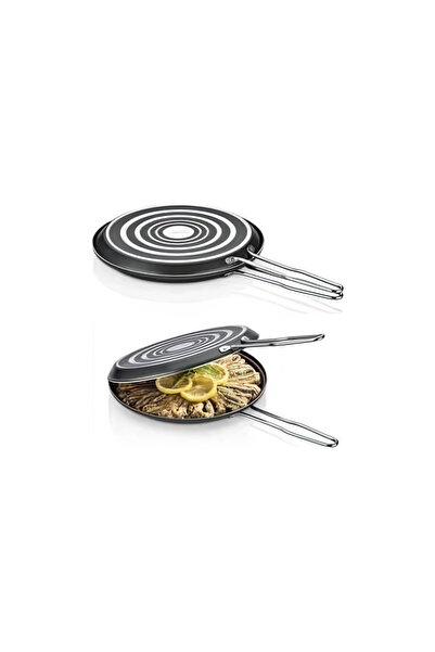 gülsan Teflon Fireproof Non-Stick Twin Fish, Pancake, Pie Pan 32 cm