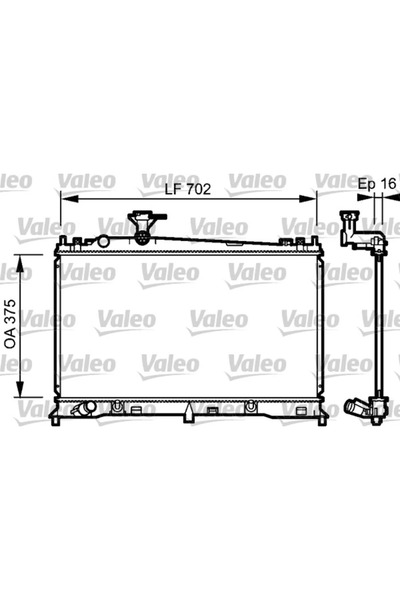 VALEO Radiator apă motor Mazda 6 1,8 2,0 2002 2007 Schimbător automat