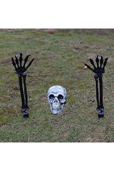 Generic Realistic Skeleton Stakes Halloween Decorations Outdoor for Lawn Gard...