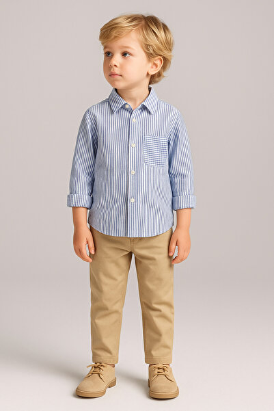 Motebarn Wear Cămașă cu dungi pentru băiat