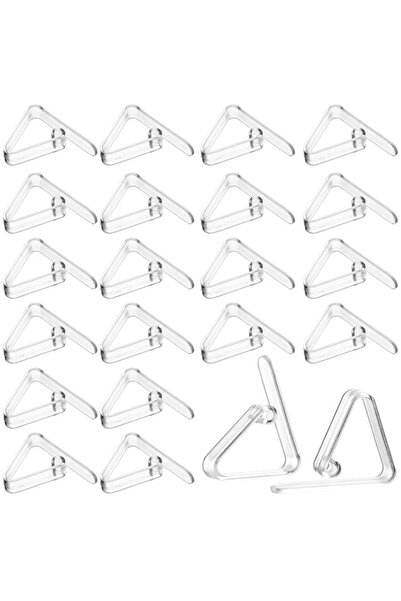 Generic Clear Plastic Tablecloth Clips, 72 Pcs Clear Tablecloth Clips Transpa...