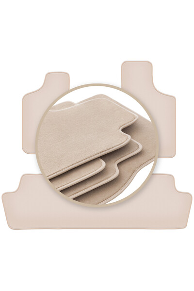 Other Covorașe bej PREMIUM pentru: Chrysler Grand Voyager III monovolum 2000-...