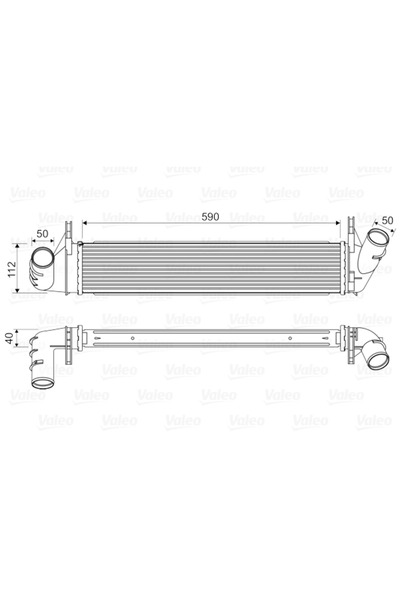 VALEO Intercooler Compresor Dacia Duster/Logan/Sandero Renault Duster