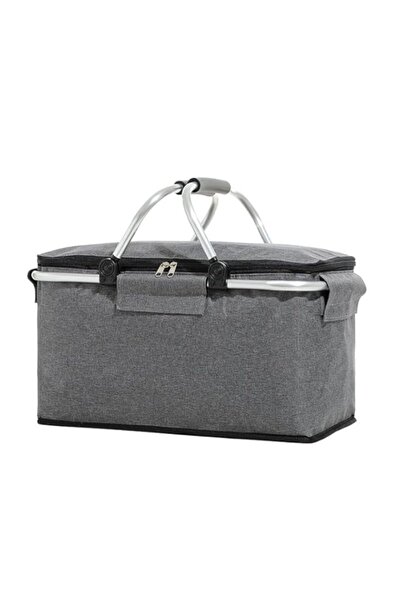 Generic Picnic Baskets, Foldable Insulated Large Picnic Basket Cooler with Li...