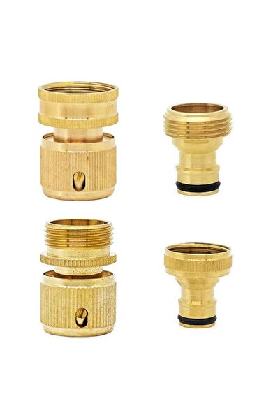 Generic Solid Brass Garden Hose Quick Connect, Garden Hose Fitting, Water Hos...