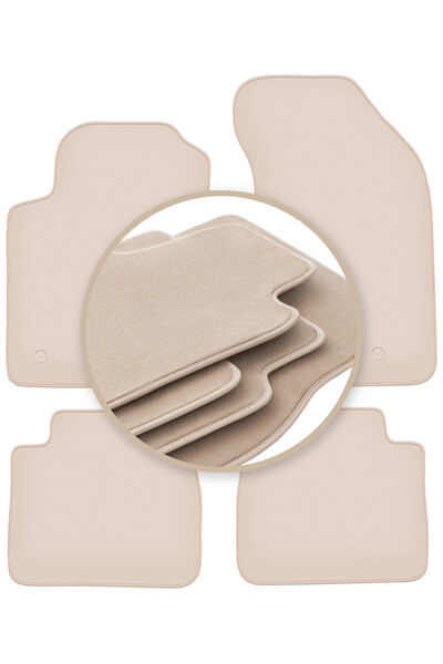 Other Covorașe bej PREMIUM pentru: Lancia Delta III hatchback 2008-2014